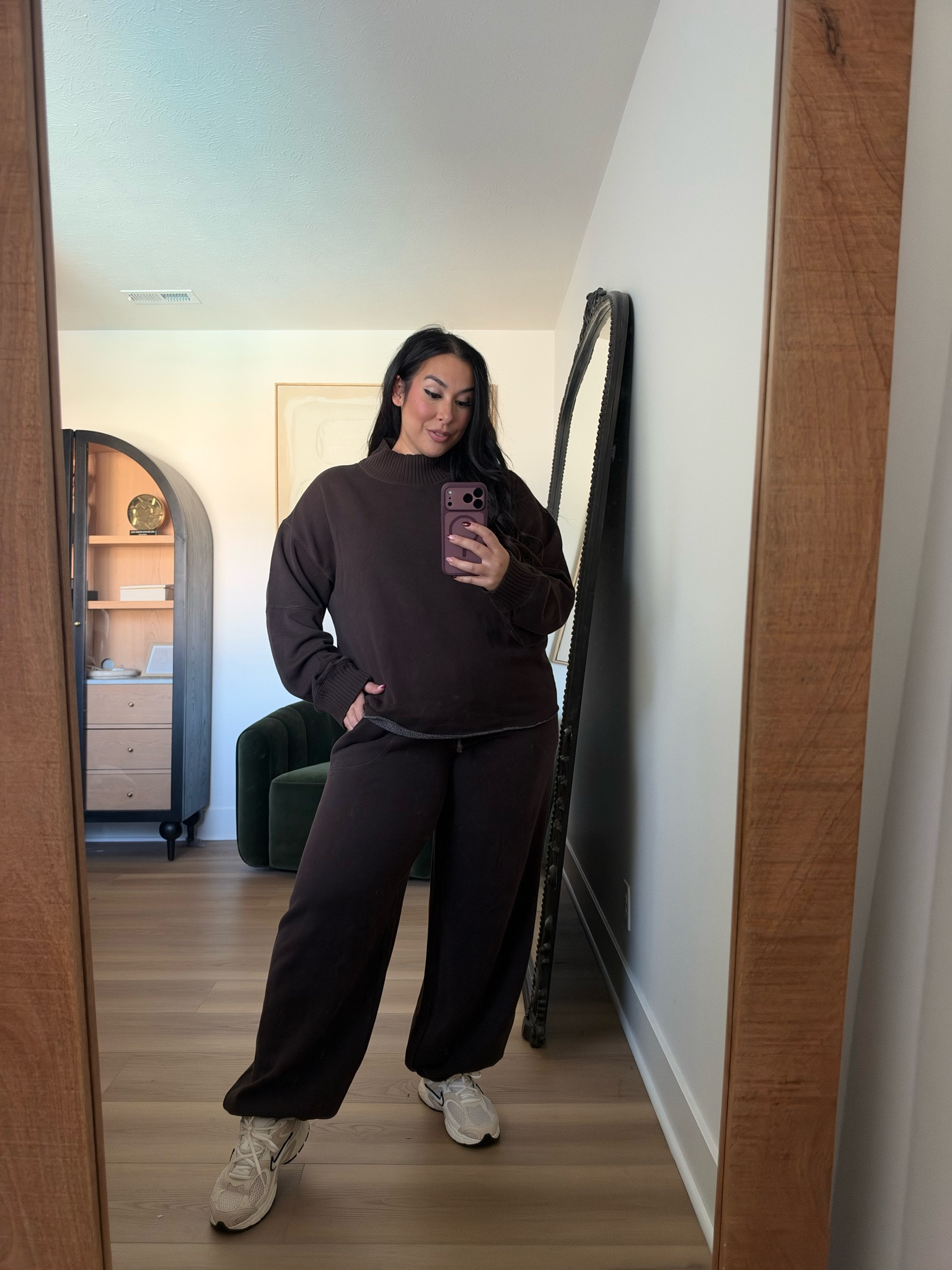 How good is this set?! I like that you can wear the pieces individually or together. Wearing an XL on the bottom and a L on top. Also, American Eagle is having 40% off all jeans from now until Monday! Midsize, midsize fashion, fall, fall fashion, american eagle, aerie, sale 

 #LTKootd #LTKSaleAlert #LTKMidsize