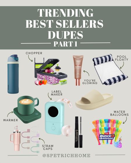 Have you ever wondered what products are trending or popular? Well I have compiled a list of 2 trending, best sellers and dupes! Here is part 1. Stay tuned for part 2! 

#LTKItBag #LTKHome #LTKU