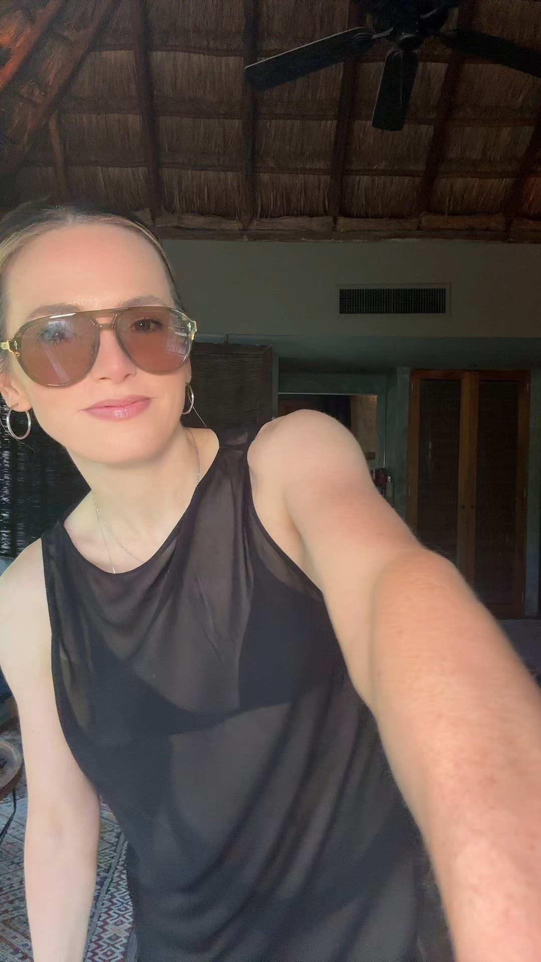 Tulum beach day outfit 🤍 love this sheer coverup so much!!!