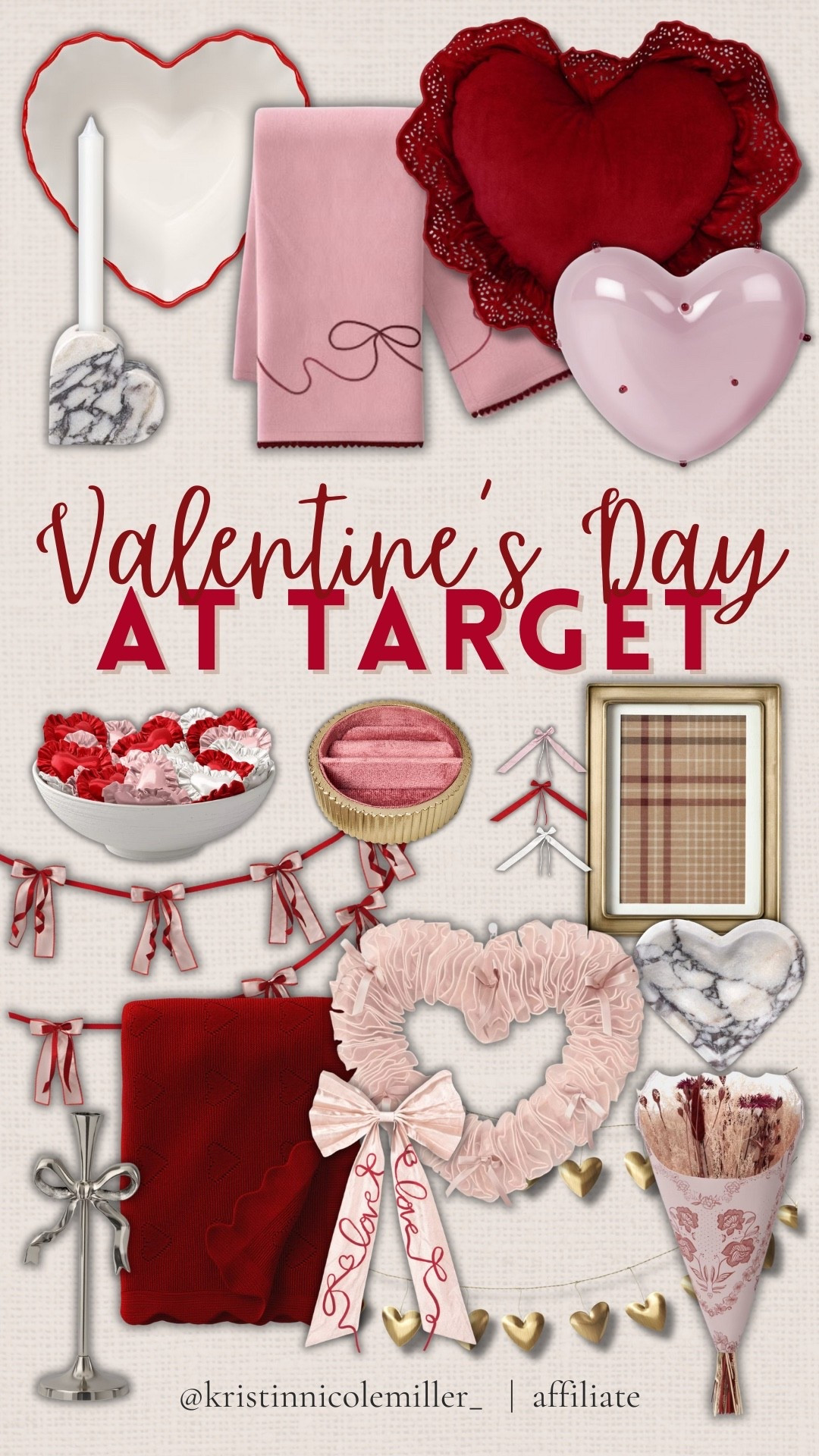 Pretty new Valentine’s Day decorations at Target💕💕

Seasonal decorations home pink red unique bows hearts 

#LTKSeasonal #LTKHome #LTKFindsUnder50