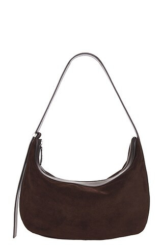 Staud Large Demy Shoulder Bag in Espresso - Chocolate. Size all. | FWRD 