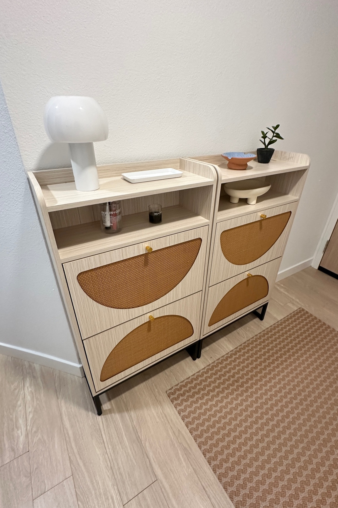 Small Entryway Setup + Shoe Storage 💫

#LTKFindsUnder100 #LTKHome