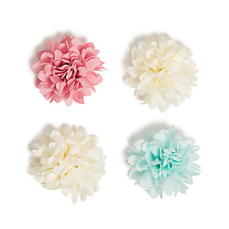 U Brands Small Flower Magnets 6 12 H x 5 116 W x 1 38 D Assorted Colors Set Of 4 Magnets - Office... | Office Depot and OfficeMax 