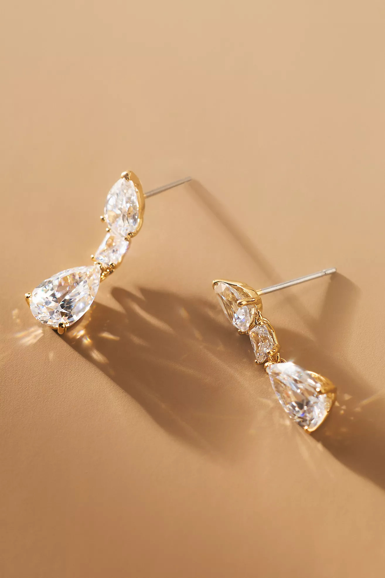 NADRI Halle Triple Drop Earrings | Anthropologie (US)