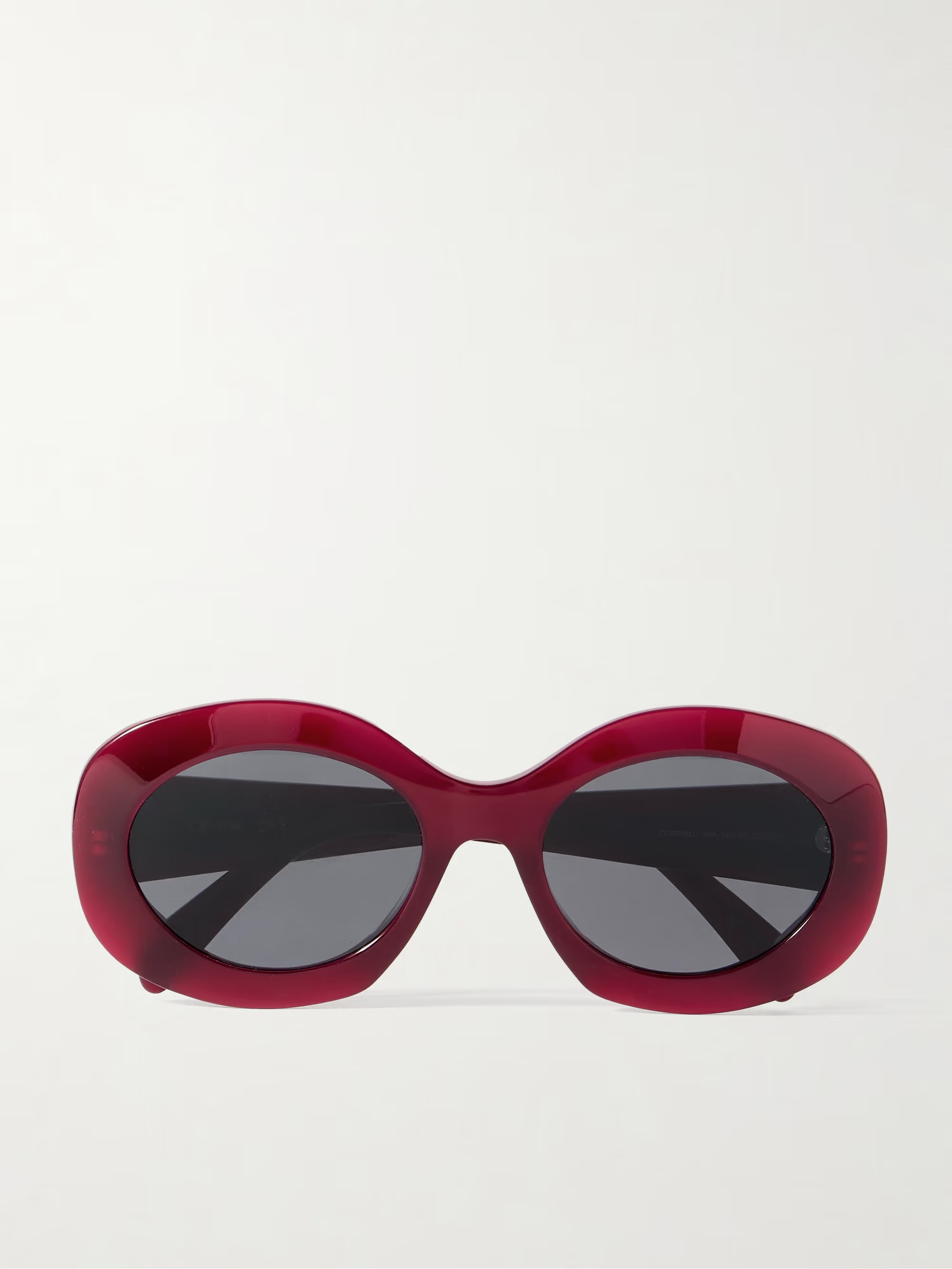 Triomphe oversized round-frame acetate sunglasses | NET-A-PORTER APAC