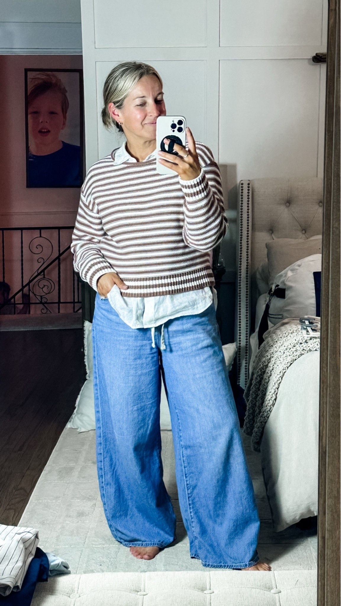 Mediums in everything. So comfy and effortless!

#LTKootd #LTKmomlife #LTKOver40
