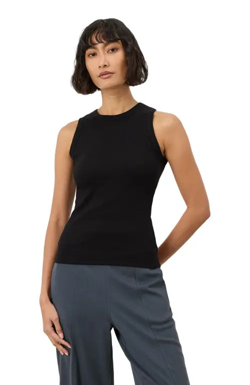Pact Perfect Rib Layering Tank Made With Organic Cotton in Black at Nordstrom, Size Medium | Nordstrom