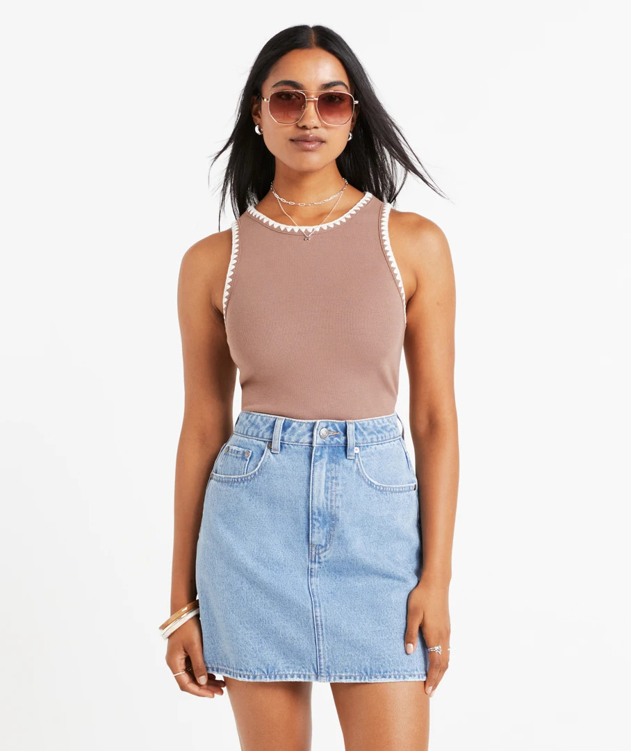 ADALINE WHIPSTITCH TANK | Sportsgirl