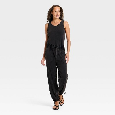 Women's Pull-On Jumpsuit - Universal Thread™ Black XS | Target
