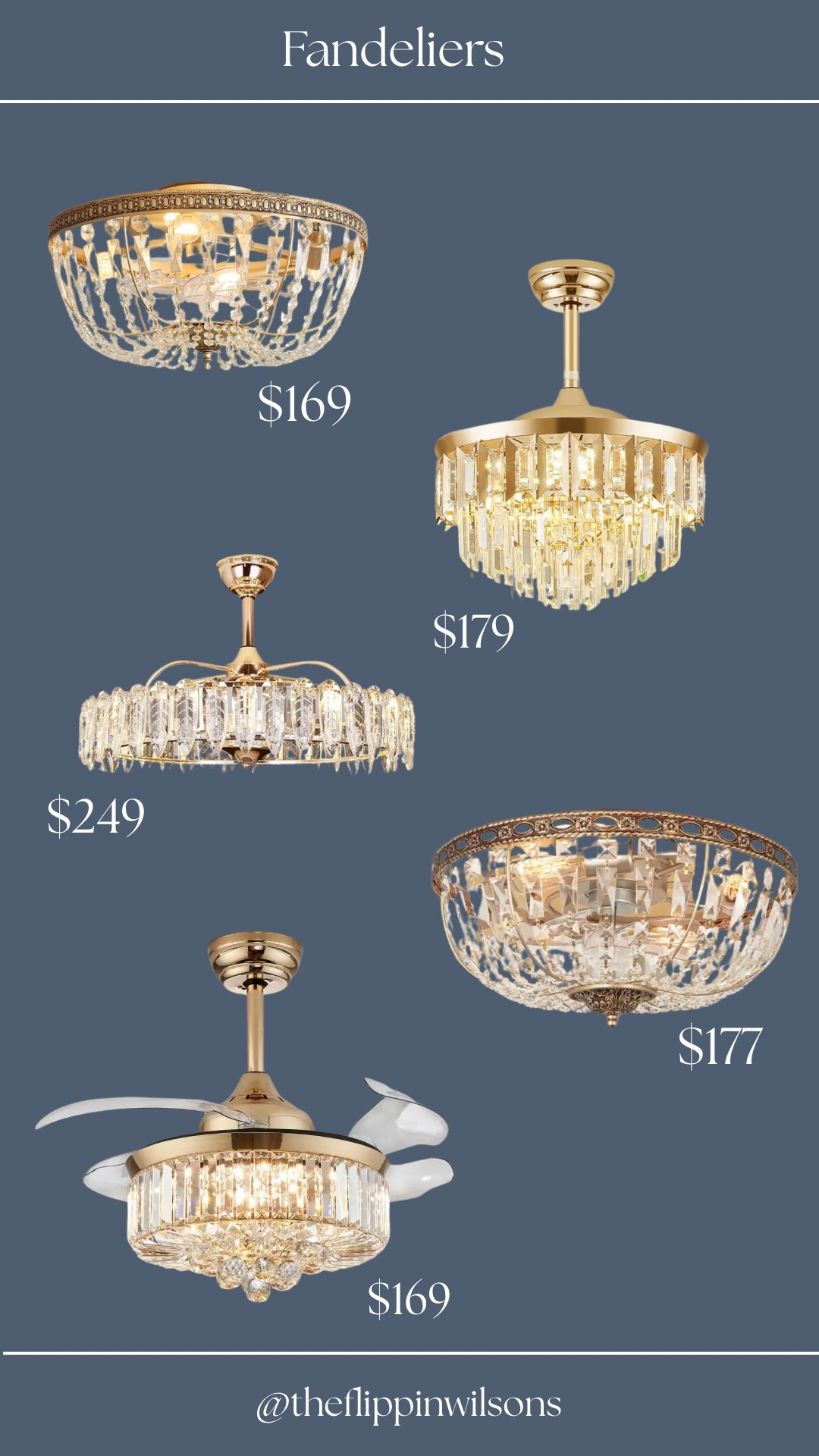 Fandeliers✨ Fan and chandelier mixed! 

#LTKHome #LTKU #LTKStyleTip