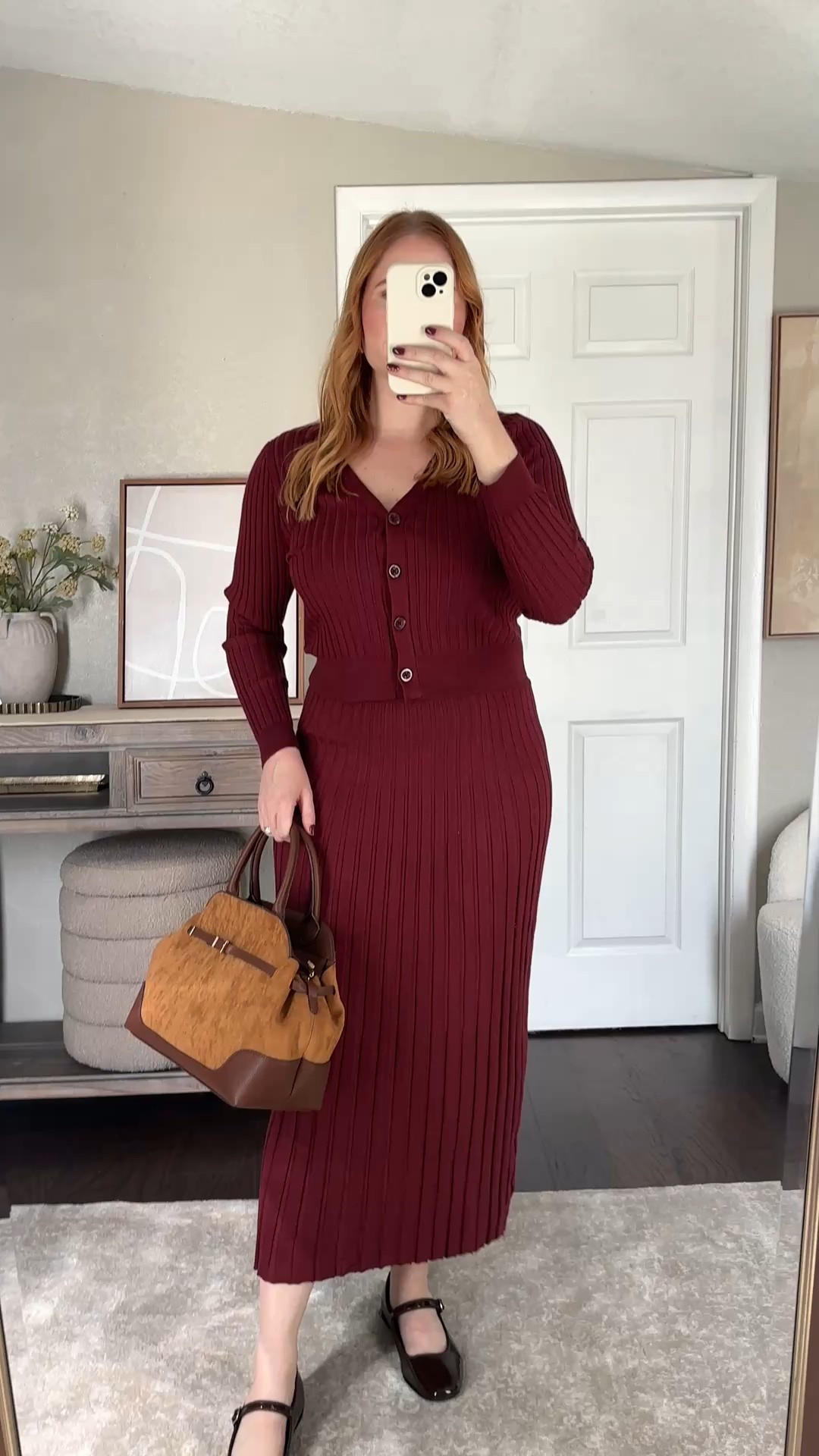 Women's Button-Front Cardigan - A New Day™ Maroon M , Women's Ribbed Mini Sweater Skirt - A New Day™ Maroon M


#LTKSeasonal #LTKSaleAlert #LTKMidsize