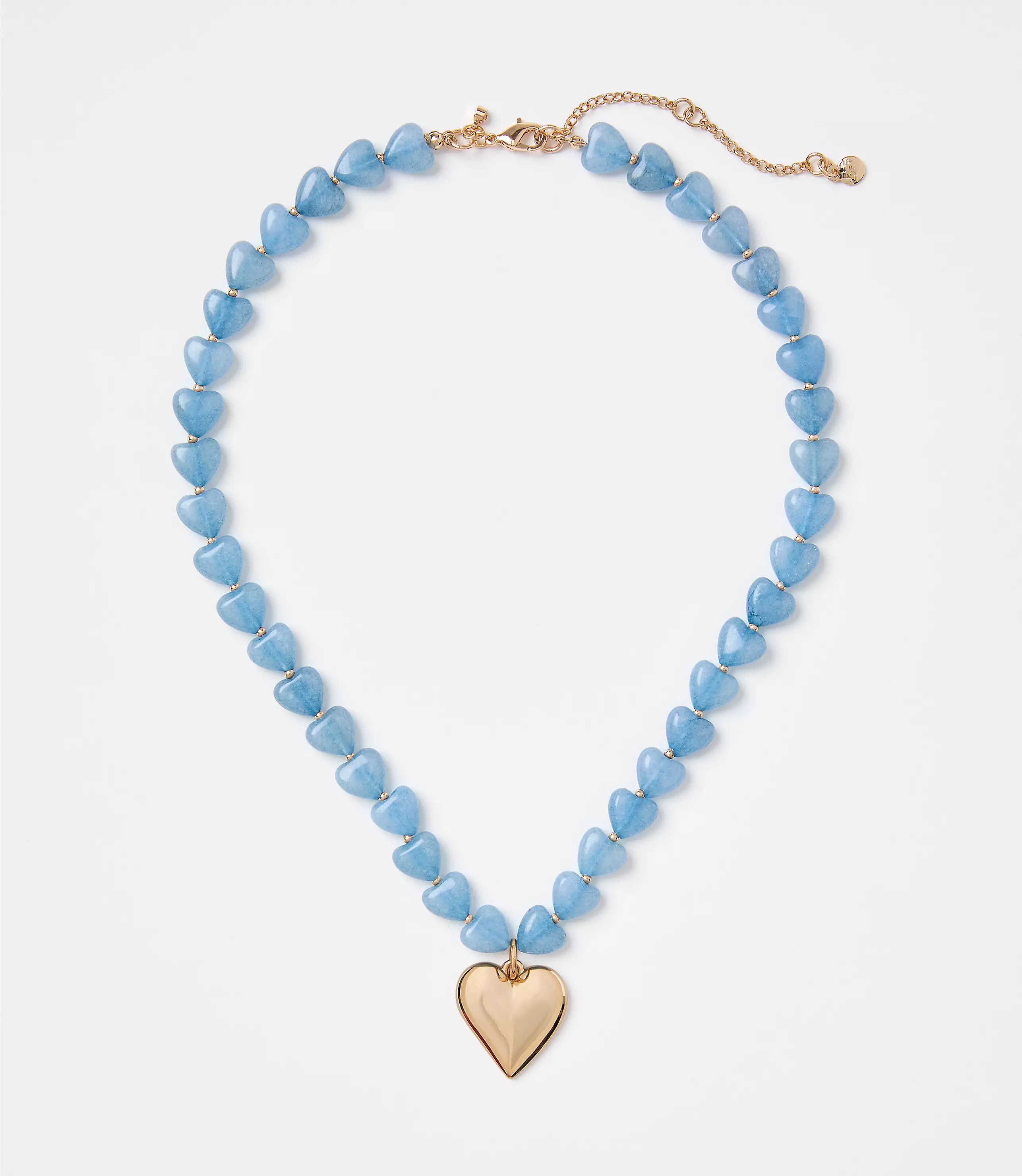 Heart Beaded Statement Necklace | LOFT