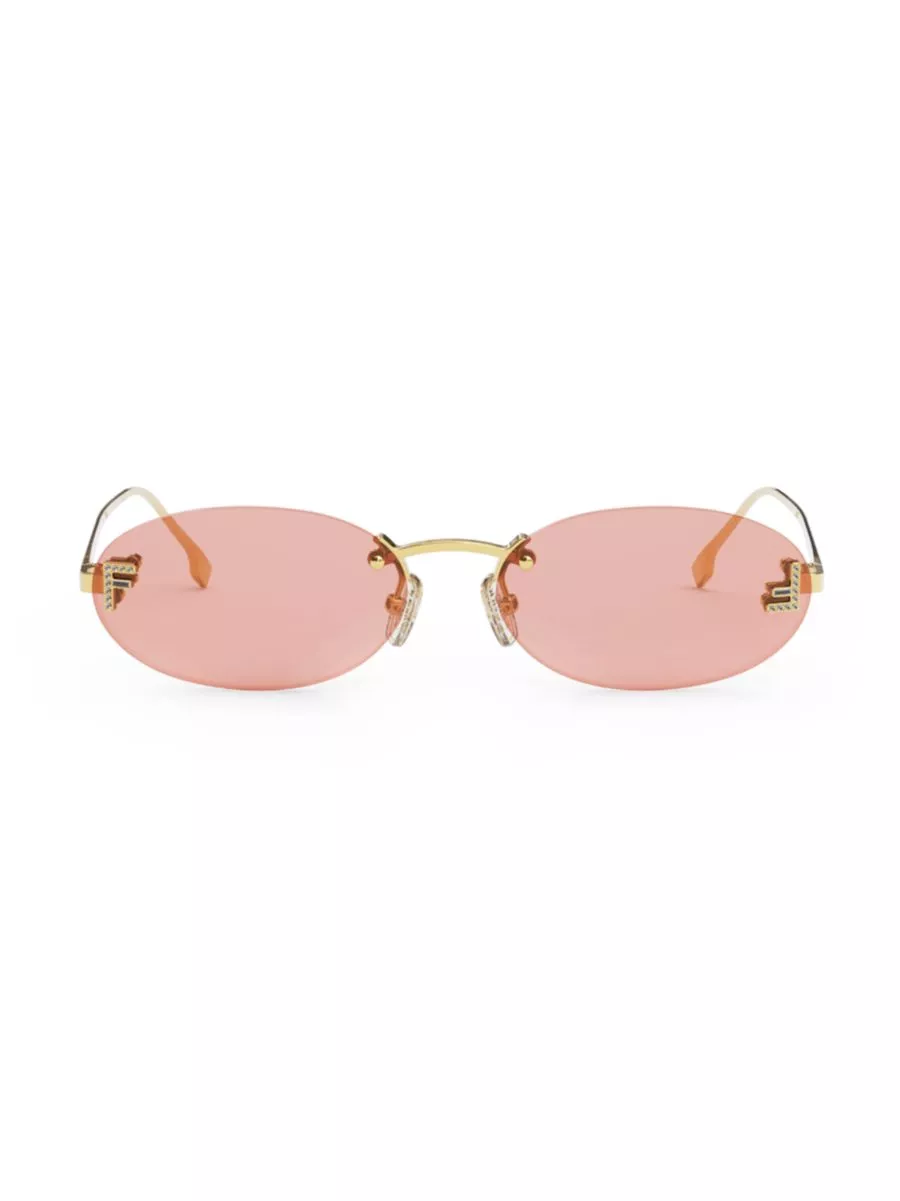 Fendi First 54MM Oval Sunglasses curated on LTK