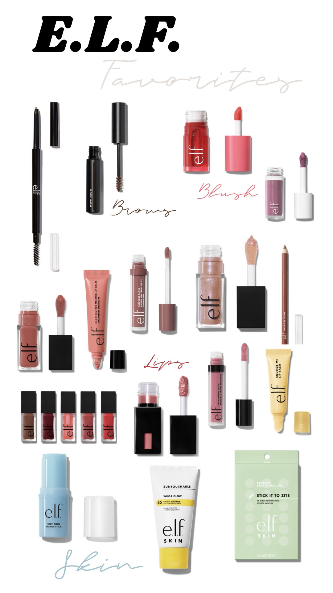 Favorite elf products 🖤 
Elf makeup
Affordable makeup
SPF makeup 
Lip stain
Lip gloss
Glowy makeup

#LTKSaleAlert #LTKBeauty #LTKFindsUnder50