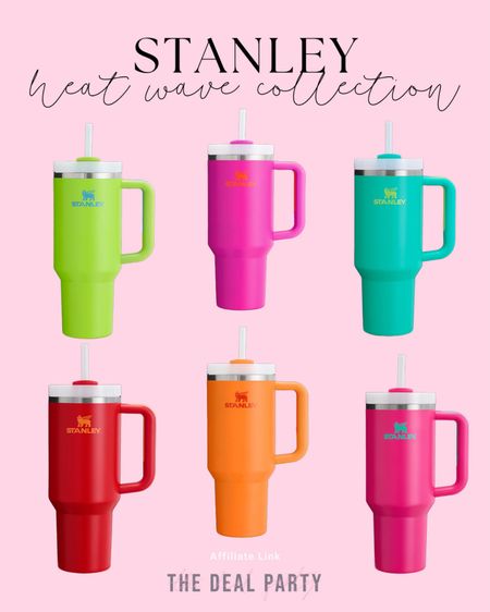 New Stanley heat wave collection for summer | summer Stanley tumbler | pink Stanley | new Stanley collection 

#LTKFindsUnder100 #LTKSeasonal #LTKFindsUnder50