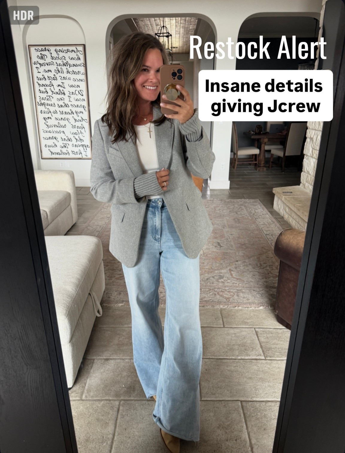 Restock alert! The most insane jacket from Walmart giving Jcrew. So high end feeling and high sellout risk- so good! #walmartfashion #walmartfinds #jacket #winteroutfit #winterstyle 

#LTKgrwm #LTKootd #LTKFindsUnder50