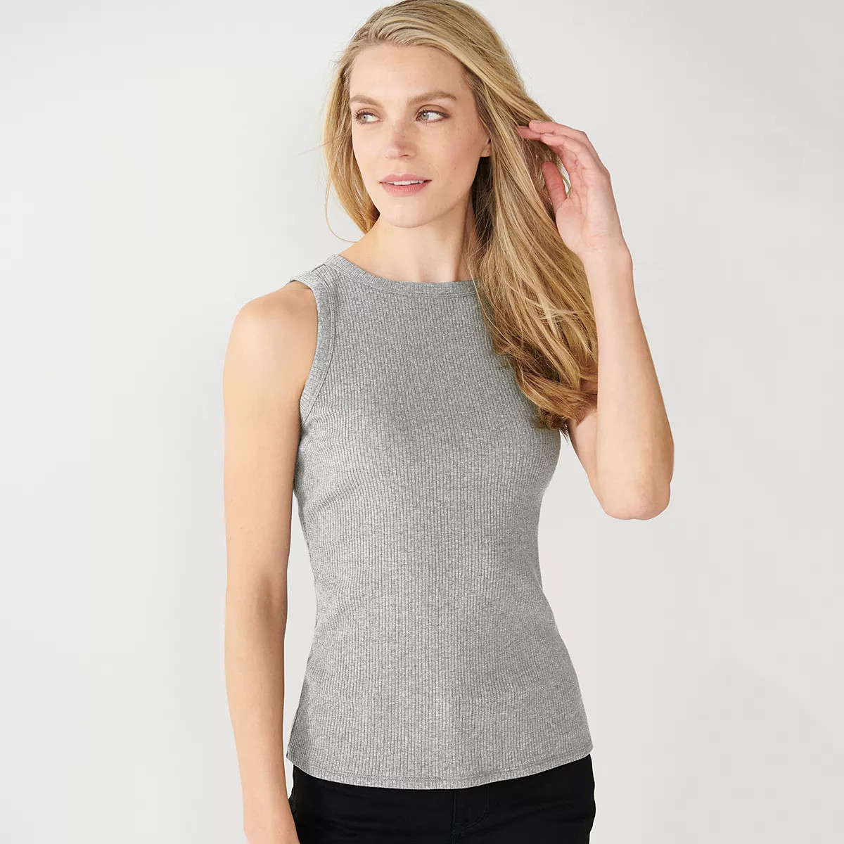 Women's Nine West Ribbed Tank | Kohl's