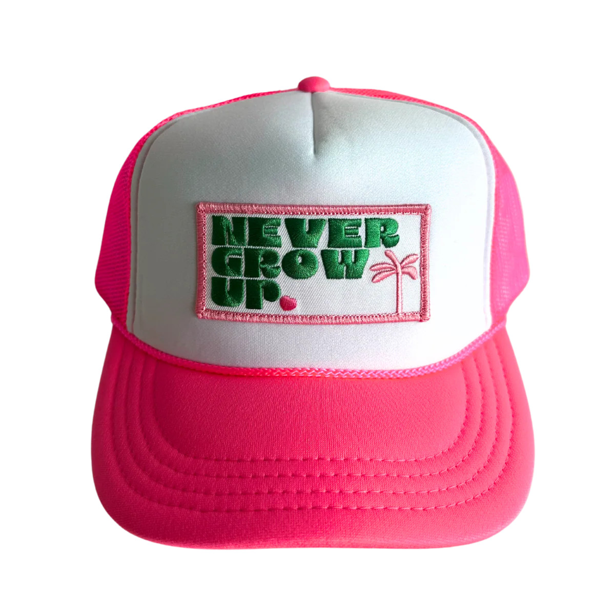 Never Grow Up Kids Trucker Hat | Local Beach
