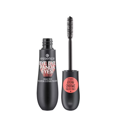 essence Bye Bye Panda Eyes! Smudge-Proof Volumizing & Defining Mascara - 01 - 0.54 fl oz | Target