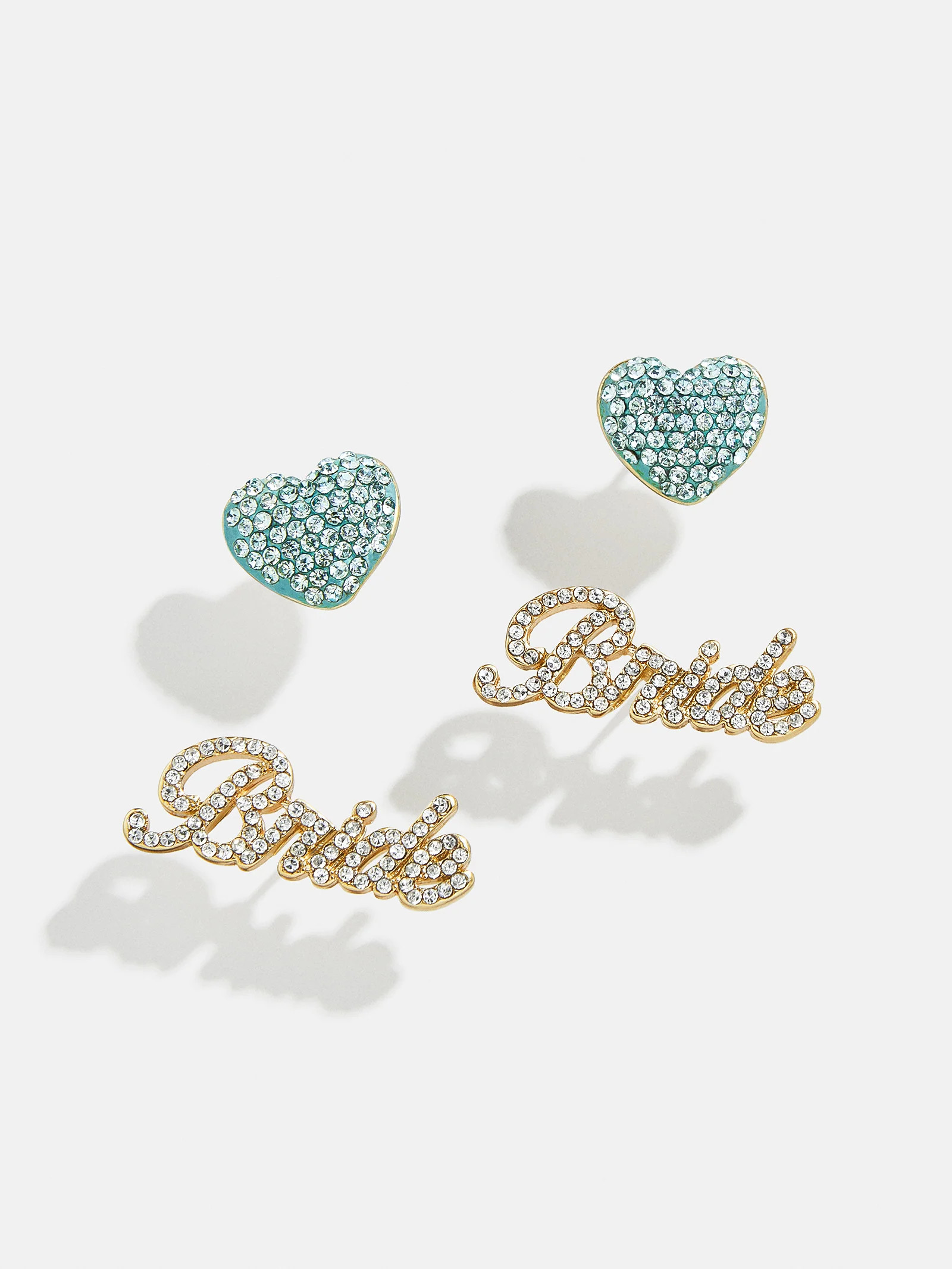 Something Blue Earring Set - Blue/Gold | BaubleBar (US)