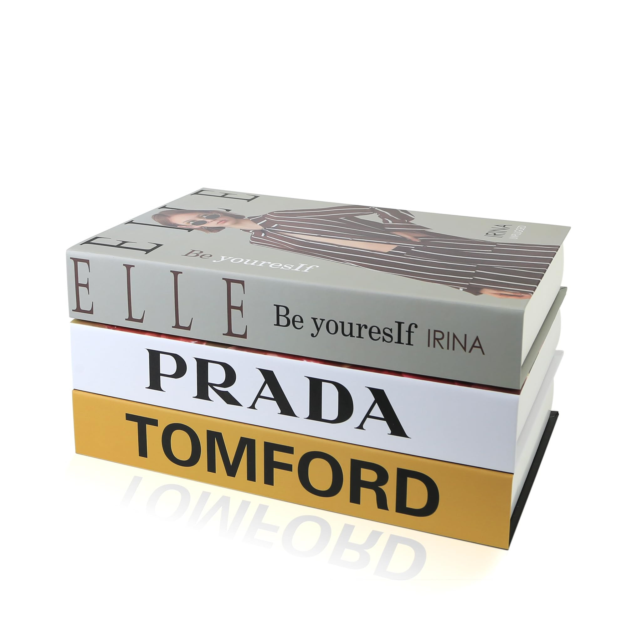 PTShadow 3 Pcs Decorative books Aesthetic Chic Faux Book Set for Room Décor,Modern Home Decor Co... | Amazon (US)