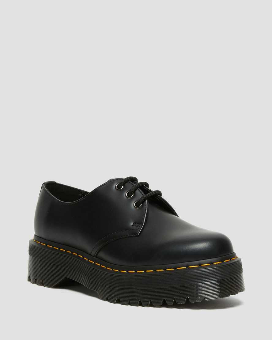 DR MARTENS 1461 Smooth Leather Platform Shoes | Dr Martens (UK)