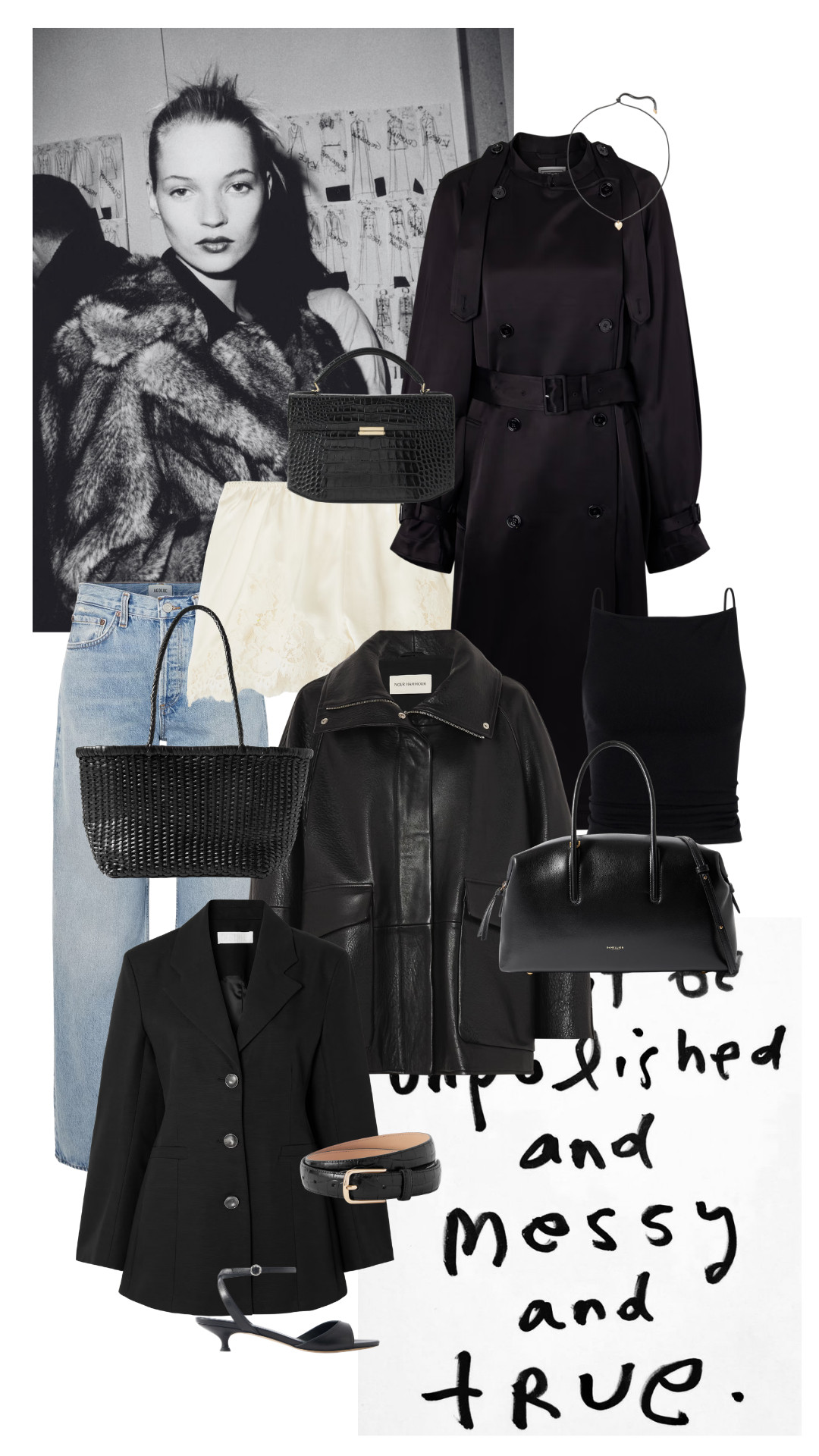 My Net-a-Porter Wishlist | Leather Jacket | Oversized Blazer | Leather Bag | Lace Shorts  

 #LTKuk #LTKspring #LTKeurope