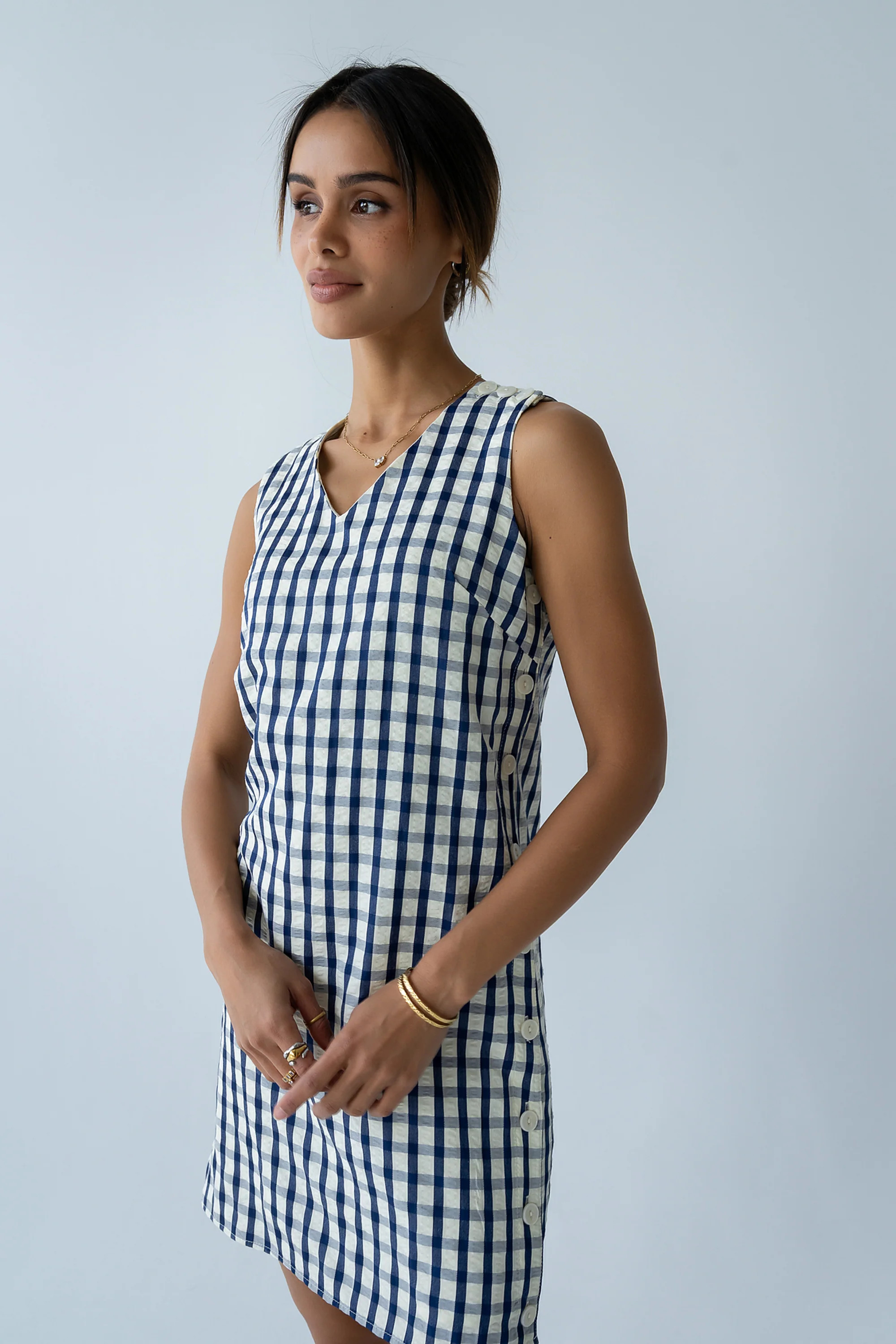 Sue Gingham Mini Dress | Böhme US