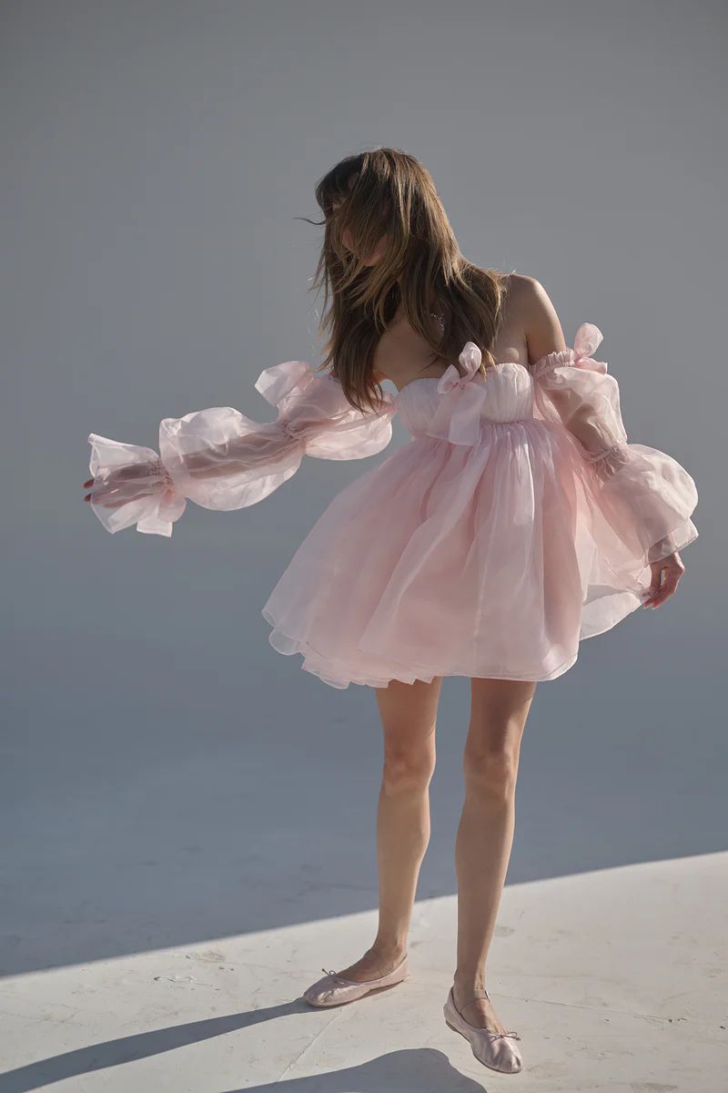 The Confection Silk Mini Mansion Dress | Selkie Collection