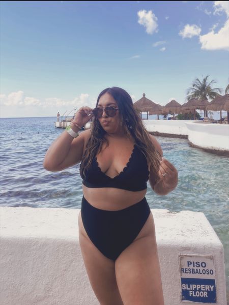 Glowing in Cozumel 🏝️✨

high waisted swimsuit, bikini, high waisted bikini, midsize bikini, black swimsuit, black bikini 

#LTKunder50 #LTKswim #LTKFind