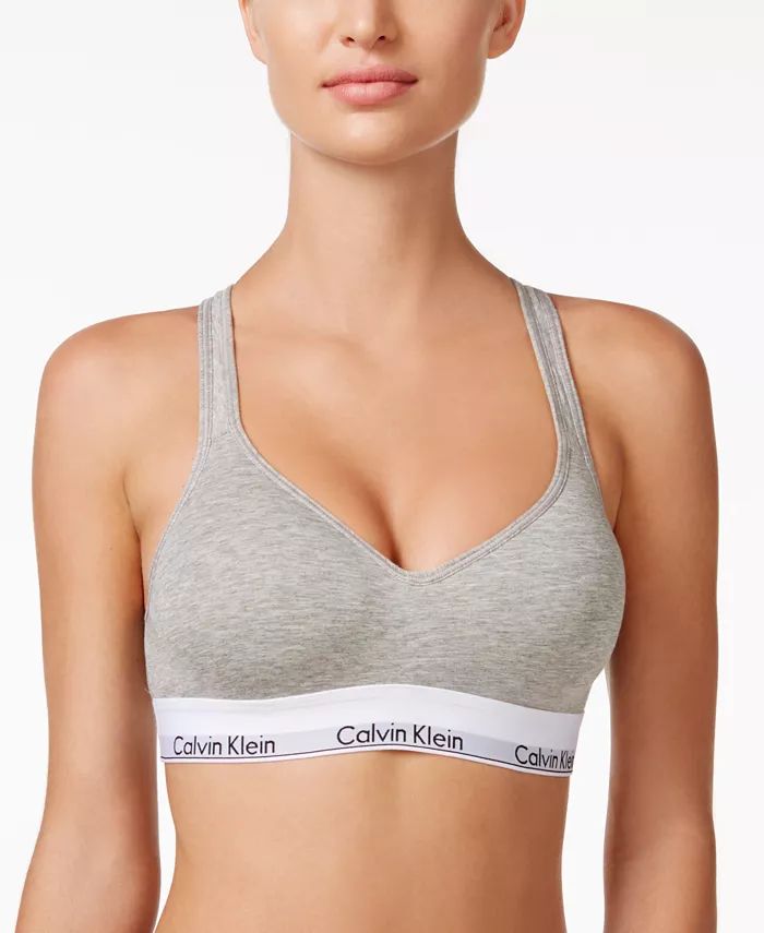 Calvin Klein Women's Modern Cotton Padded Bralette QF1654 | Macy's