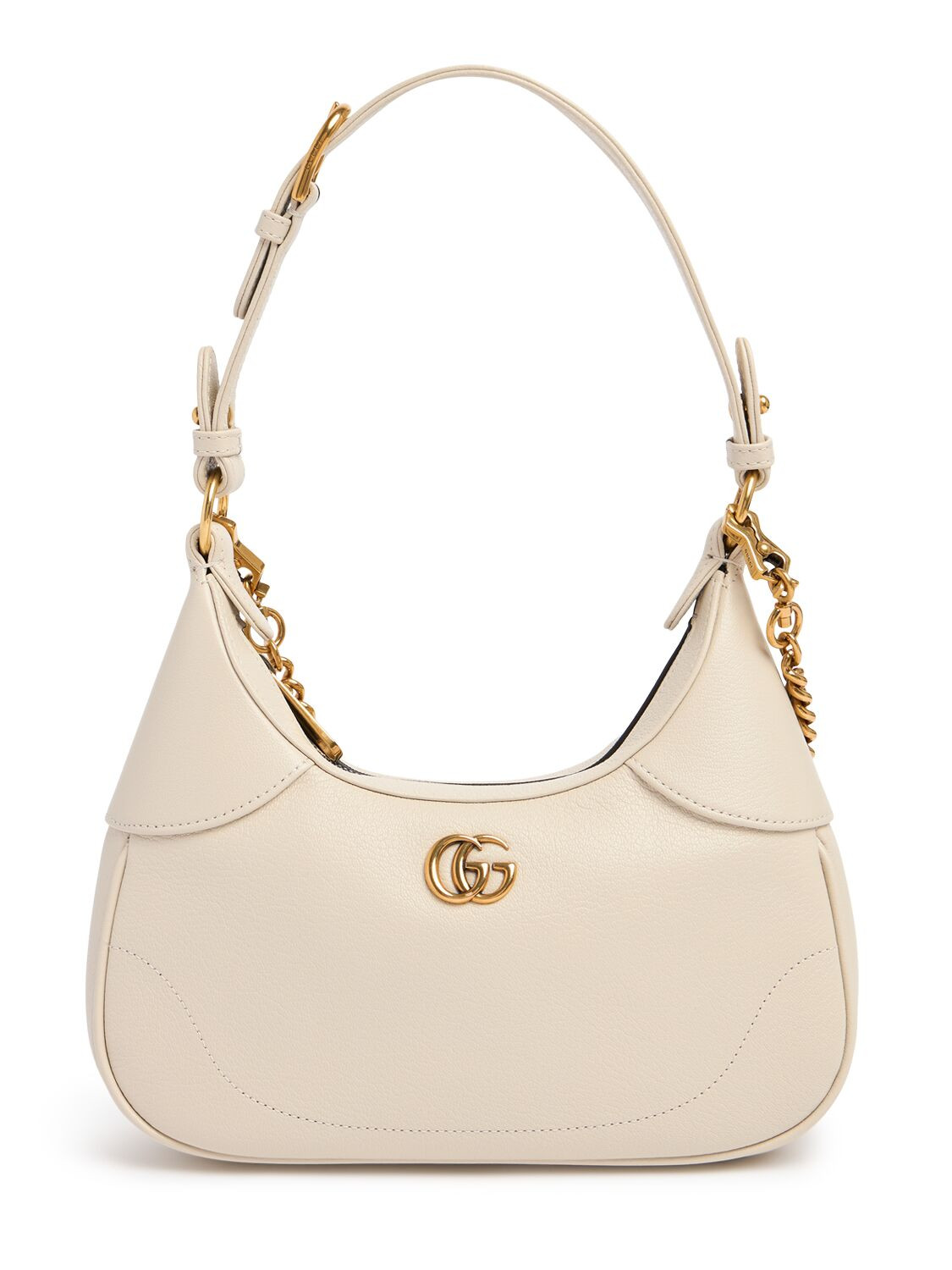 Small Aphrodite Leather Shoulder Bag | Luisaviaroma