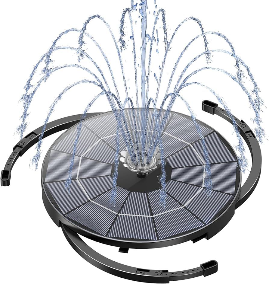 AISITIN Solar Fountain Pump for Bird Bath Upgraded 2023, 3.5W Solar Water Pump DIY Kit with 9.8ft... | Amazon (US)