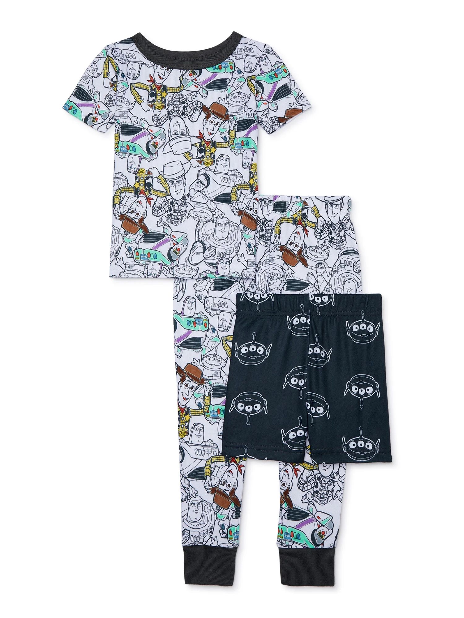 Character Toddler Boy Top, Pants and Shorts Pajama Set, 3-Piece, Sizes 12M-5T | Walmart (US)