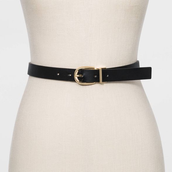 Women's Reversible Belt - A New Day™ Brown/Black | Target