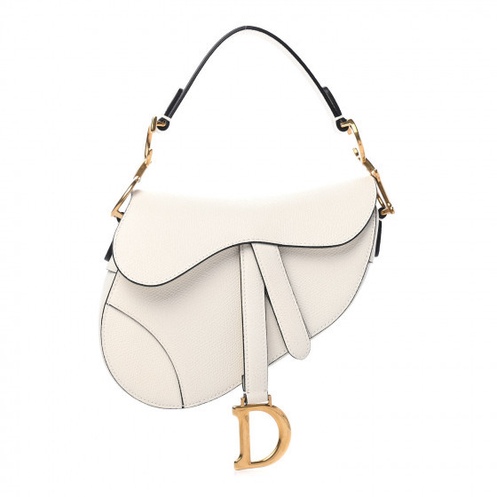 CHRISTIAN DIOR

Calfskin Mini Saddle Bag White | Fashionphile