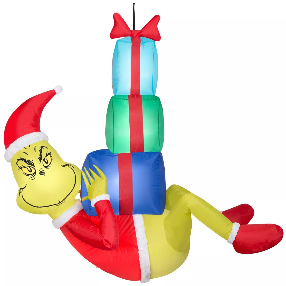4' Dr. Seuss The Grinch with Presents Inflatable Christmas Decoration | Target