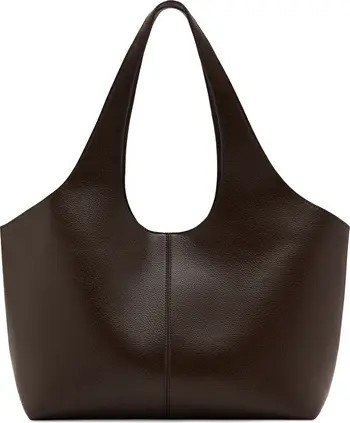Large Faux Leather Shopper Tote | Nordstrom