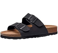 CUSHIONAIRE Women's Lane Cork Footbed Sandal with +Comfort | Amazon (US)