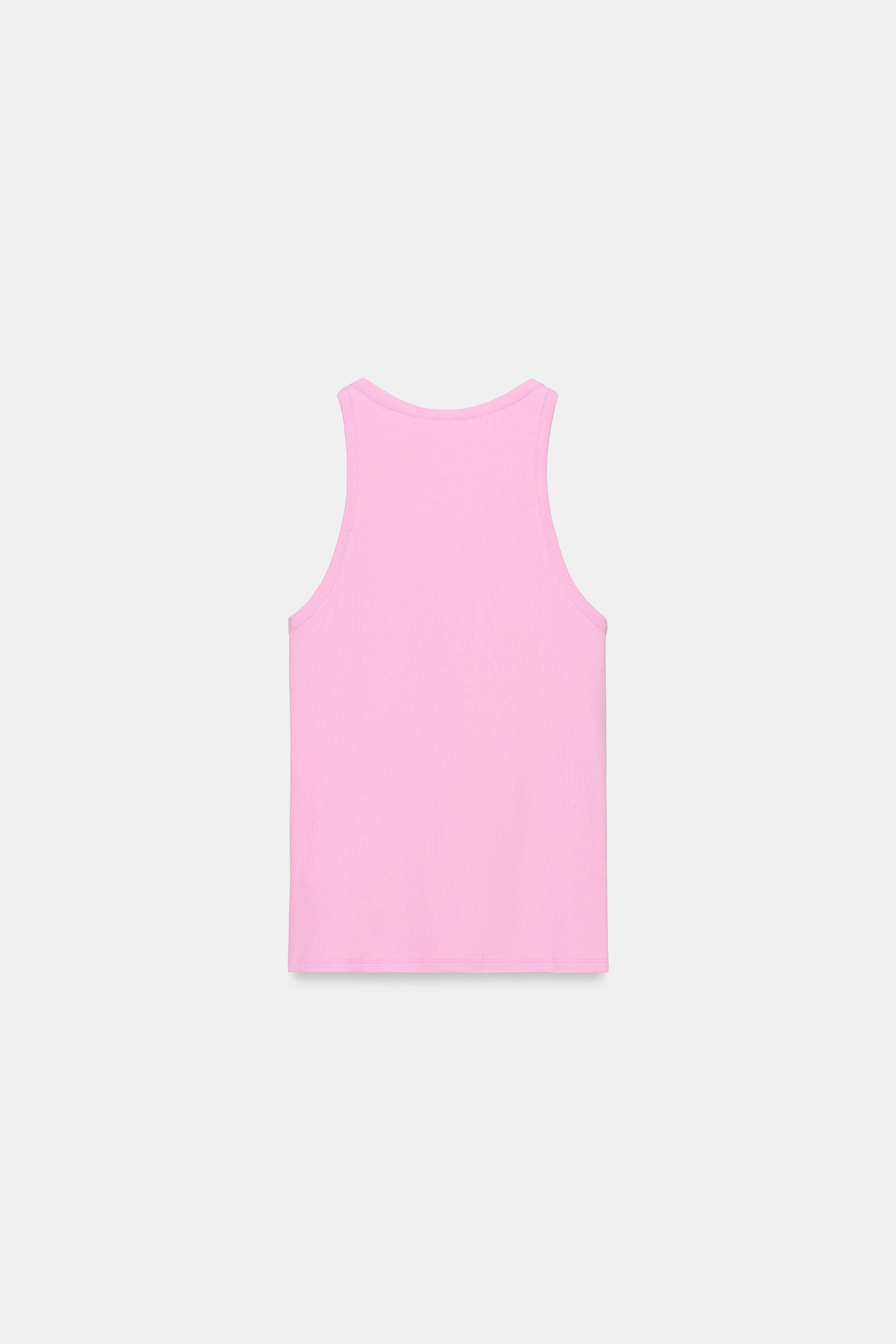 RIBBED BUTTON TOP | Zara UK