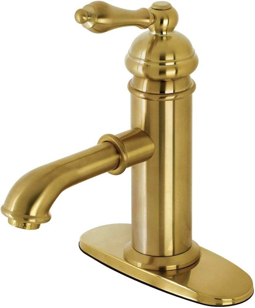 Kingston Brass KS7417ACL American Classic Bathroom Faucet, Brushed Brass, 6.5 x 5 x 2.31 | Amazon (US)