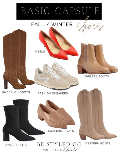 Fall capsule shoes - boots - heels 

#LTKfindsunder100 #LTKSeasonal #LTKshoecrush