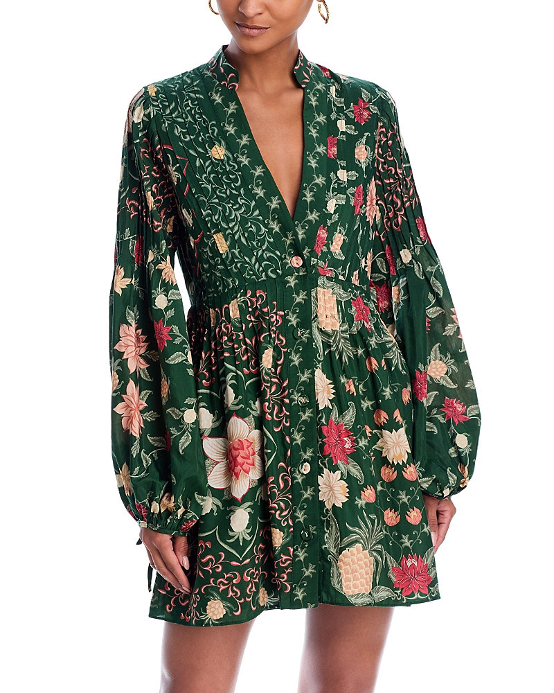 Farm Rio Pineapple Garden Mini Dress | Bloomingdale's (US)