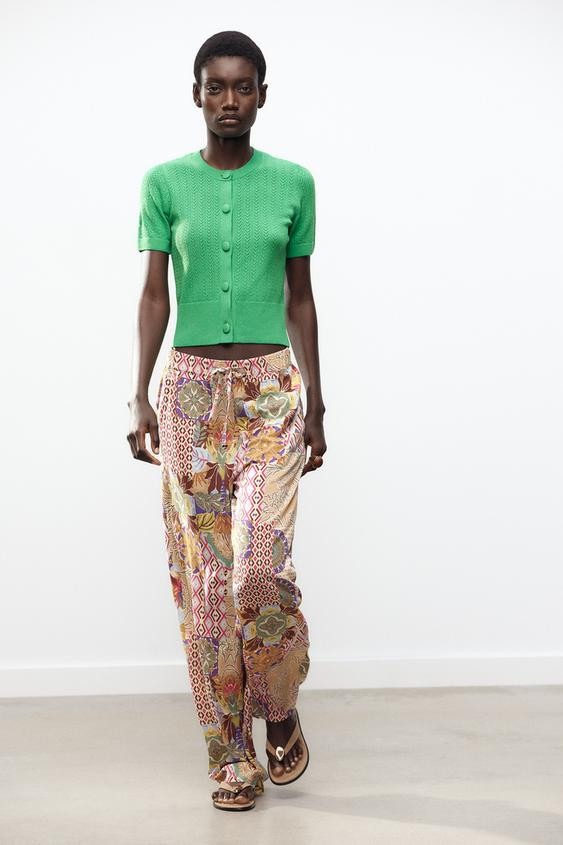 POINTELLE KNIT TOP | Zara US