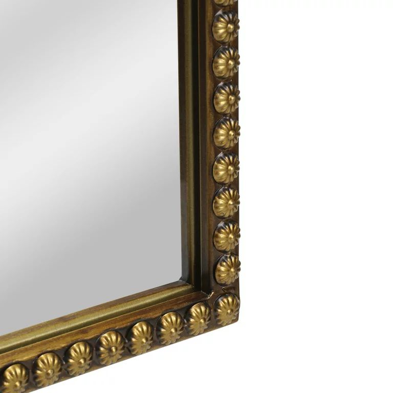 Better Homes & Gardens 20" x 30" Filigree Arch Metal Wall Mirror Decor in Gold | Walmart (US)