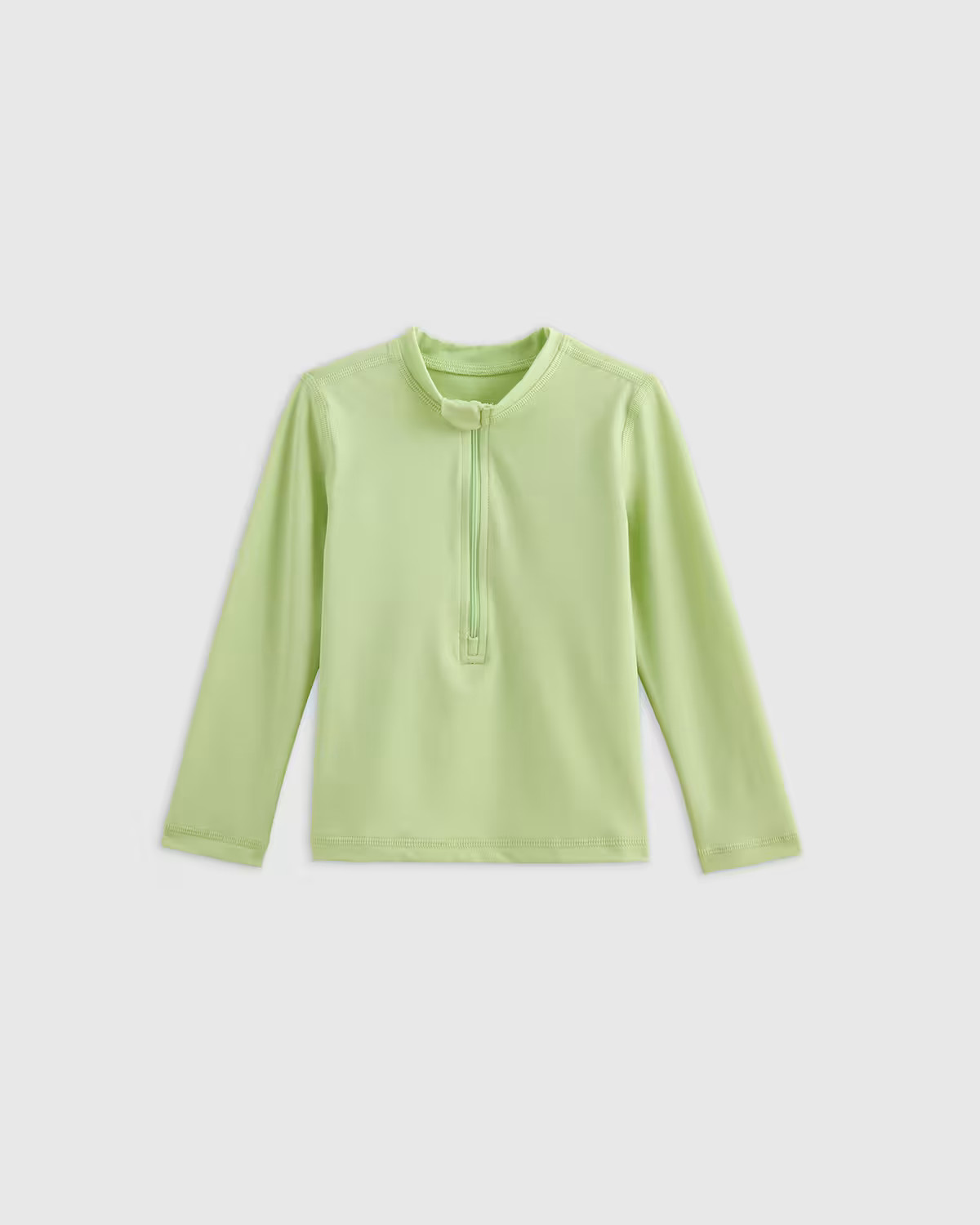 Long Sleeve Zip-Up Rash Guard in Kiwi Green | Quince