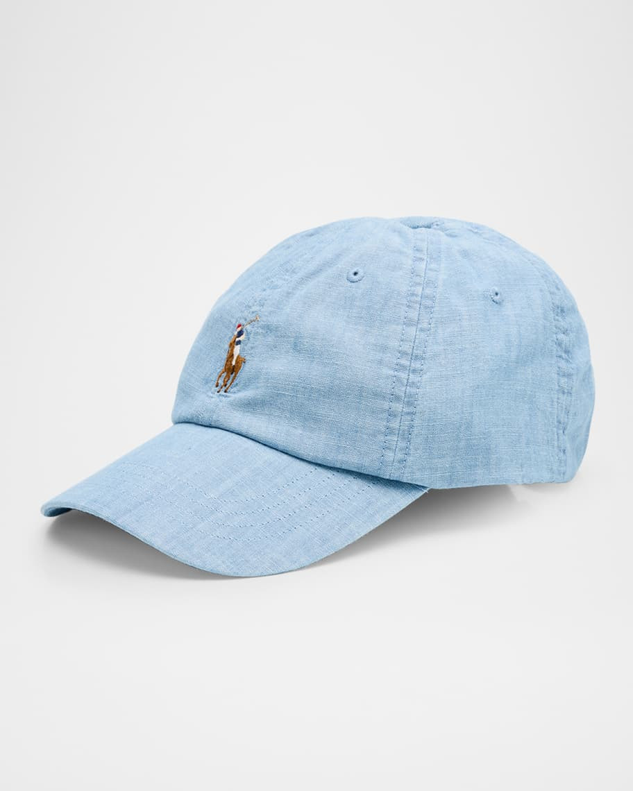Polo Ralph Lauren Logo Cotton Baseball Cap | Neiman Marcus