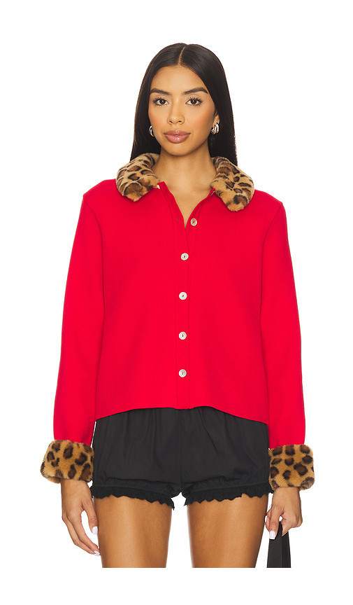 Sleeper CARDIGAN CARMELA in Red. Größe L. Also in XS, S, M. | Revolve Clothing (Global)