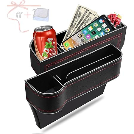 Car Seat Gap Filler Organizer, 2 Pack Multifunctional Car Seat Organizer, Auto Console Side Stora... | Amazon (US)