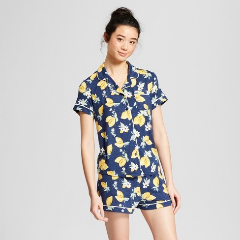 Women's Total Comfort Notch Collar Pajama Set - Gilligan & O'Malley™ | Target